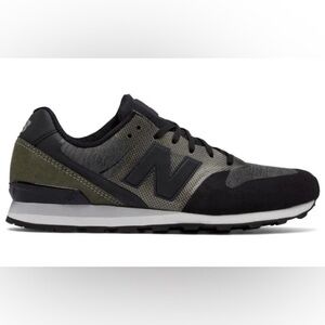 New Balance 696 Re-Engineered “Black Gray Green” Sneaker